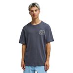 Quiksilver CURVE PALM Gri Erkek T-Shirt