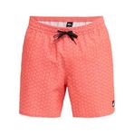 Quiksilver Deniz Şortu Stretch Printed Volley 16", L, EQYJV04217, Hot Coral, Erkek
