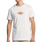 Quiksilver Eitherwayss Erkek T-Shirt XS - Beyaz