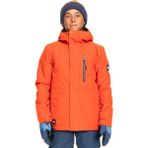 Quiksilver EQBTJ03157 - Mission Solid Çocuk Snowboard Su Geçirmez Kayak Montu - 12 Yaş - Turuncu