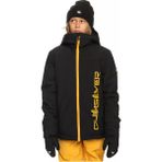Quiksilver EQBTJ03171 Siyah Erkek Çocuk Kapüşonlu Waterproof Kayak Montu
