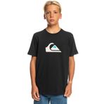 Quiksilver EQBZT04369 Comp Logo Ss Yth Erkek Çocuk Tişört L Siyah