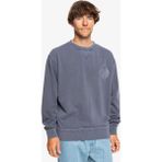 Quiksilver EQYFT04971-BN9 Garment Dye Crew Erkek Sweatshirt - Mavi