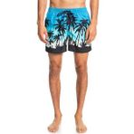 Quiksilver EQYJV03861 Everyday Paradise Volley Normal Bel Desenli Mavi Erkek Şort Mayo