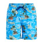 Quiksilver Eqyjv04100 Everyday Straıght Volley Mavi Normal Bel Standart Kalıp Erkek Şort Mayo, S