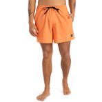 Quiksilver EQYJV04111 SPL SURFSILK PIPED VOLLE Normal Bel Standart Kalıp Şort Mayo, L, 5003272509, Turuncu, Erkek