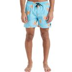 Quiksilver EQYJV04121 EVERYDAY STRAIGHT VOLLEY Normal Bel Standart Kalıp Şort Mayo, M, 5003272526, Mavi, Erkek