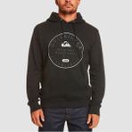 Quiksilver EQYSF03150 Siyah Circle Trim Hood Kapüşonlu Erkek Sweatshirt