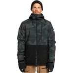 Quiksilver EQYTJ03403-KVJ3 Mission Printed Block Siyah Erkek Snowboard Kayak Montu
