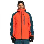Quiksilver EQYTJ03404 Turuncu Mission Block Jk Grenadine Kışlık Erkek Mont