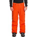 Quiksilver EQYTP03145 Turuncu Porter Erkek Su Geçirmez Snowboard Kar Pantolonu