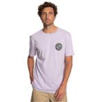 Quiksilver EQYZT07232 COREBUBBLE M TEES Bisiklet Yaka Lila Erkek T-shirt