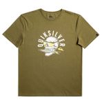 Quiksilver EQYZT07278-GPH0 Qsrockinskull M Erkek Çok Renkli Günlük Stil T-Shirt