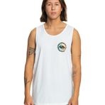 Quiksilver EQYZT07663-10 Long Fade Tank Beyaz Erkek T-shirt