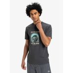 Quiksilver EQYZT08004 FEEL THE OUTSIDE SS TEE Antrasit Bisiklet Yaka Baskılı Erkek T-Shirt