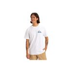 Quiksilver EQYZT08055-908 Window Pane Beyaz Günlük Stil Erkek T-shirt