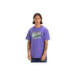 Quiksilver EQYZT08058-PMG0 Retro Fade Mor Günlük Stil Erkek T-shirt