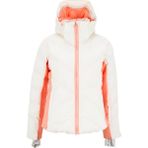 Quiksilver ERJTJ03525-SNOWDRIFT Kadın Kayak Montu Beyaz Normal Desenli Rahat Kullanım için - XS