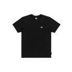 Quiksilver Erkek Basic SS Tee Young Men T-Shirt, Siyah, XXL