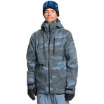 Quiksilver Erkek Ceketi, Mountain Spray Flint Stone, M