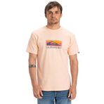 Quiksilver Erkek Ev Gradyan Box SS Tişört (1'li Paket), Şeftalili Parfe, M