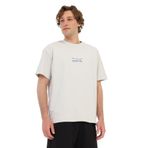 Quiksilver Erkek Gri Kısa Kollu Tişört S Beden MERCURY CHROME LIGHTNING Modeli