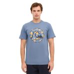 Quiksilver Erkek Lacivert Kısa Kollu Tişört M Beden EVO BUBBLE WRAPPED SS Modeli