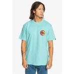 Quiksilver Erkek Mavi Kısa Kollu Tişört M Beden LONGFADE TEES Modeli