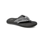 Quiksilver Erkek Maymun Abyss Parmak arası terlik,Grau Grey Black Brown,46 EU