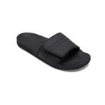 Quiksilver Erkek Rivi Slide Adjust Sandalet, Siyah/Gri/Siyah, 44 EU, Siyah Gri Siyah, 44 EU