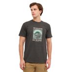 Quiksilver Erkek Siyah Kısa Kollu Tişört M Beden FEEL THE OUTSIDE SS TEE Modeli