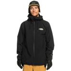 Quiksilver Erkek Snowboard Ceketi HIGH IN THE HOOD JK True Black XL, True Black, XL