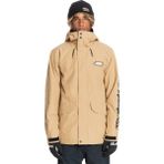 Quiksilver Erkek Snowboard Ceketi In The Hood Kahverengi - XS - Bej