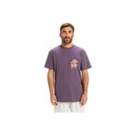 Quiksilver Ev Cosmic Vibrations Erkek Mor Tişört