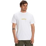 Quiksilver Ev Disconnect Effects Erkek Beyaz Tişört - XS
