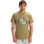 Quiksilver Ev Three Seas Erkek Tişört - Haki