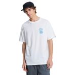 Quiksilver EVO BLOSSOM OF Beyaz Baskılı T-Shirt, M, 087668, White, Erkek