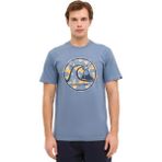Quiksilver Evo Bubble Wrapped Ss Lacivert Erkek Kısa Kol Gömlek - XL