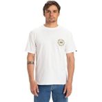 Quiksilver Evo Roads End Erkek Beyaz Tişört - 2XL