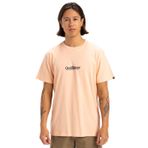 Quiksilver Fineline Ss erkek tişörtü (1'li paket), Şeftalili Parfe, XXL