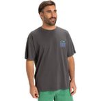 Quiksilver Gh Qs World Force Erkek Gri Tişört