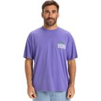 Quiksilver Gh Qs World Force Erkek Mor Tişört - XS