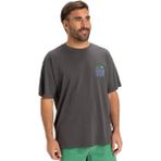Quiksilver Gh Qs World Force Erkek Tişört - Gri - M