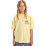 Quiksilver Gh Qs World Force Yth Erkek Çocuk Tişört - 10 Yaş - Sarı