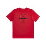 Quiksilver Hard Wıred Ss Yth Erkek Çocuk Kısa Kol T-Shirt Kırmızı