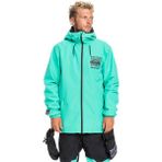 Quiksilver High In The Hood Erkek Yeşil Snowboard Ceketi - XS