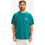 Quiksilver Hw Hypnotic Wave Erkek Tişört - Yeşil - XL
