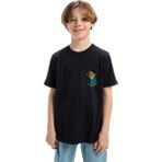 Quiksilver Hypnotic Wave Yth Erkek Çocuk Siyah Tişört - 16 Yaş