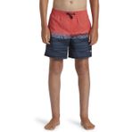 Quiksilver Lacivert - Turuncu Erkek Çocuk Şort Mayo AQBJV03051-34050-EVRYDY WRDBLCK VLY, 16 Yaş, 5003150745
