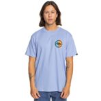 Quiksilver Long Fade Kısa Kollu T-Shirt, S, EQYZT07670, Mavi, Erkek